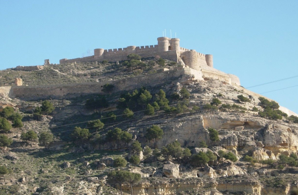 Castle of Chinchilla, Spain